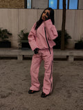 WIND SHELL PANT — DUSTY ROSE