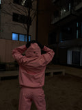 WIND SHELL JACKET — DUSTY ROSE